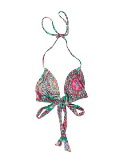 Pre-owned Ramy Brook Paisley Print Top In Pink