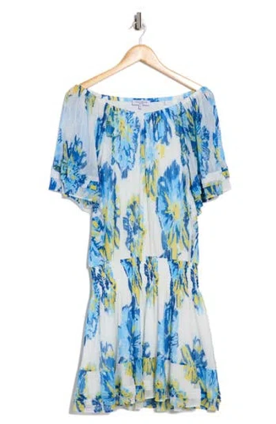 Ramy Brook Pam Off The Shoulder Dress In Blue