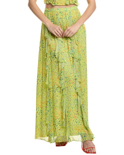 Ramy Brook Paola Maxi Skirt In Green