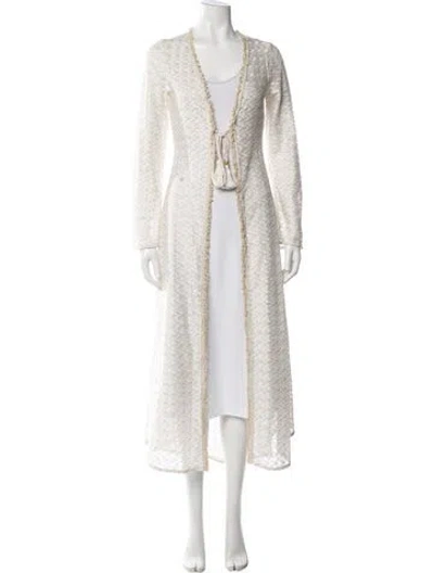 Pre-owned Ramy Brook Patterned Jacket In Neutral