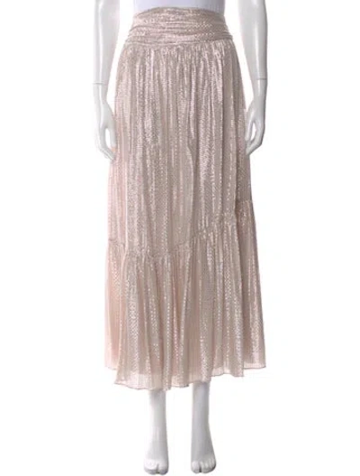 Pre-owned Ramy Brook Patterned Long Skirt