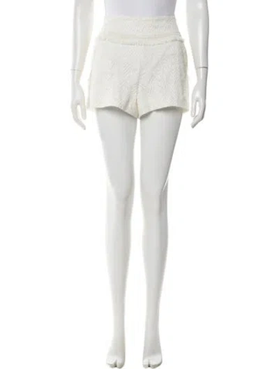 Pre-owned Ramy Brook Patterned Mini Shorts In Blue