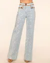 Ramy Brook Paula High Waisted Checkered Jean