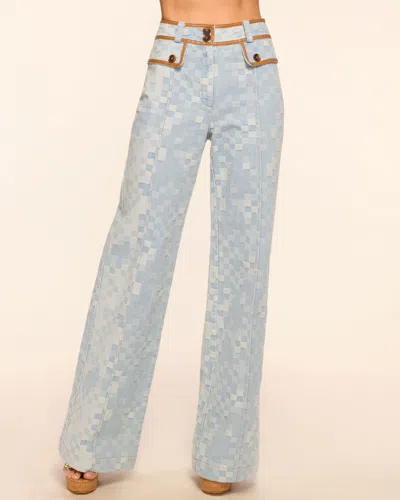 Ramy Brook Paula High Waisted Checkered Jean