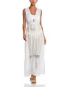 Ramy Brook Paxton Cover Up Maxi Dress In White Floral