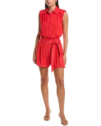 Ramy Brook Paz Romper In Red