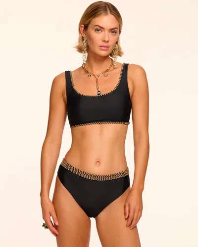 Ramy Brook Peggy Bikini Bottom In Black