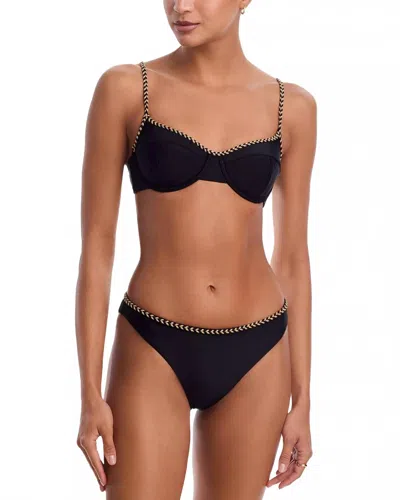 Ramy Brook Peggy Bikini Bottom In Black