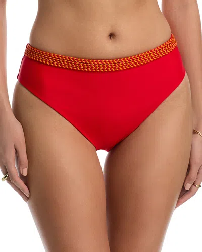 Ramy Brook Peggy Bikini Bottom In Red