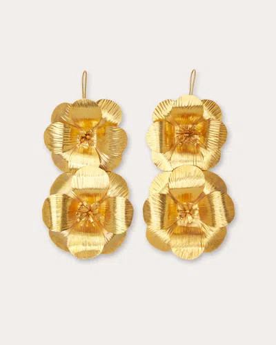Ramy Brook Penny Flower Earrings In Gold