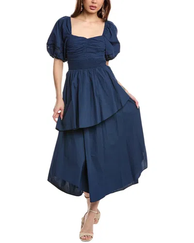 Ramy Brook Persephone Maxi Dress In Blue