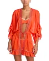 Ramy Brook Pietro Cover-up Dress In Orange