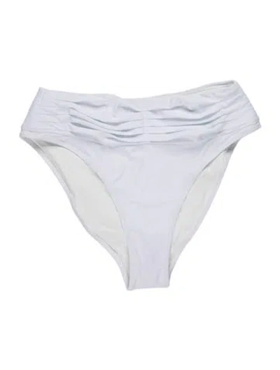 Pre-owned Ramy Brook Pleated Accents Bottoms In White