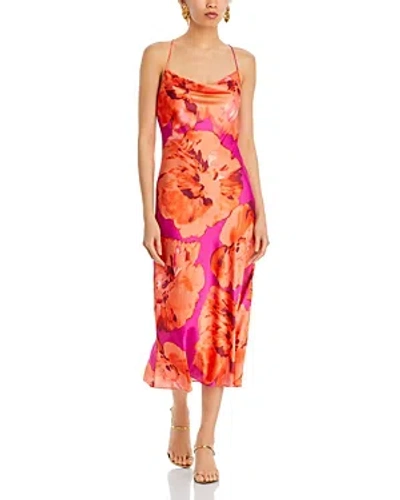 Ramy Brook Printed Averi Midi Dress In Wild Rose