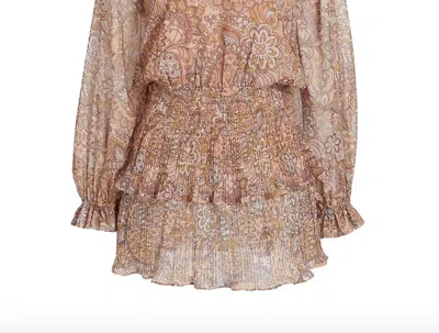 Ramy Brook Printed Barron Dress In Rose Quartz Combo In Multi