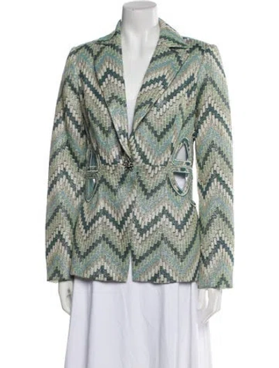 Pre-owned Ramy Brook Printed Blazer W/ Tags