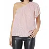 Ramy Brook Printed Eleanor Top In Flirt Combo In Pink