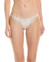 Ramy Brook Printed Isla Bikini Bottom In Gray