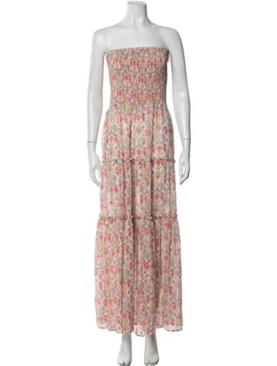 Pre-owned Ramy Brook Printed Long Dress W/ Tags In Multi