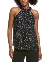 Ramy Brook Printed Lori Top In Blue