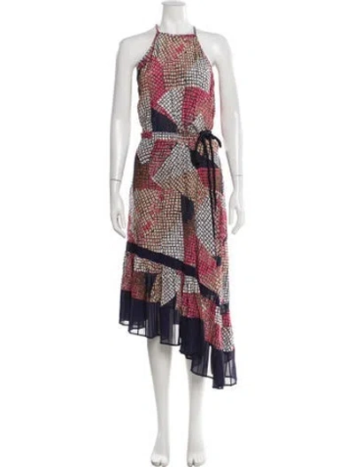 Pre-owned Ramy Brook Printed Midi Length Dress