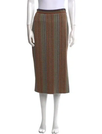 Pre-owned Ramy Brook Printed Midi Length Skirt In Multi