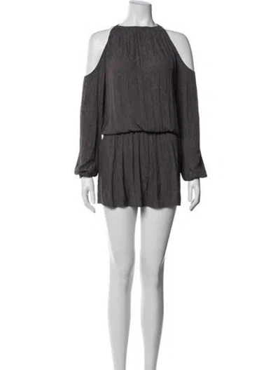 Pre-owned Ramy Brook Printed Mini Dress In Green