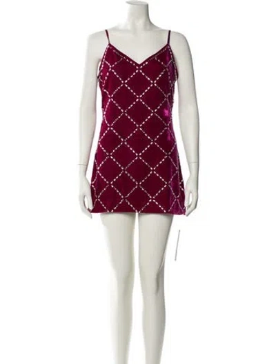 Pre-owned Ramy Brook Printed Mini Dress In Multi