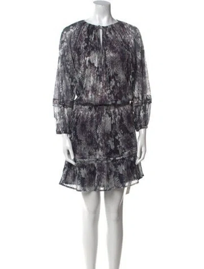 Pre-owned Ramy Brook Printed Mini Dress In Multi