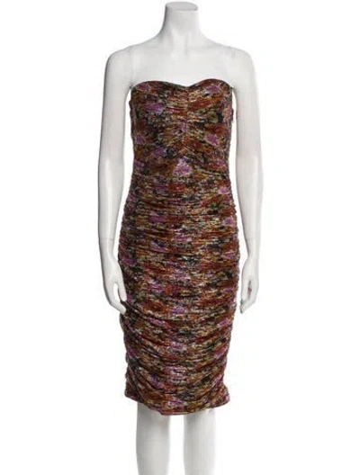 Pre-owned Ramy Brook Printed Mini Dress In Multi