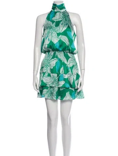 Pre-owned Ramy Brook Printed Mini Dress In Multi