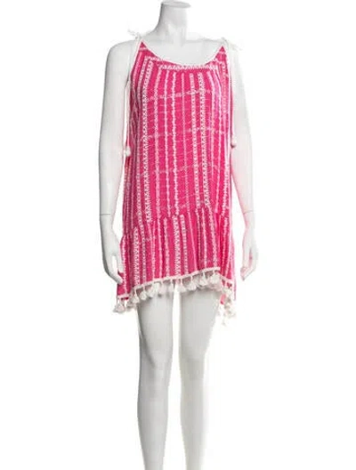 Pre-owned Ramy Brook Printed Mini Dress In Pink