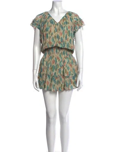 Pre-owned Ramy Brook Printed Mini Dress W/ Tags