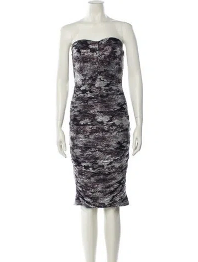 Pre-owned Ramy Brook Printed Mini Dress W/ Tags In Multi