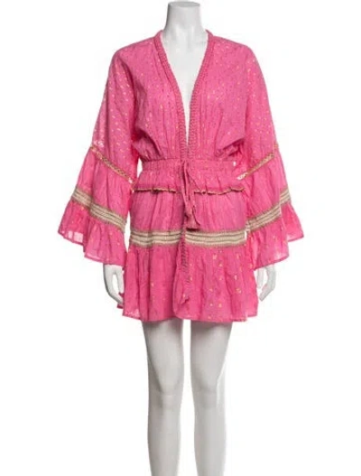 Pre-owned Ramy Brook Printed Mini Dress W/ Tags In Pink
