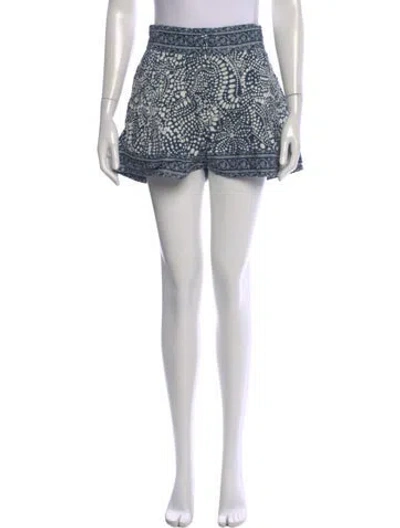 Pre-owned Ramy Brook Printed Mini Shorts In Multi