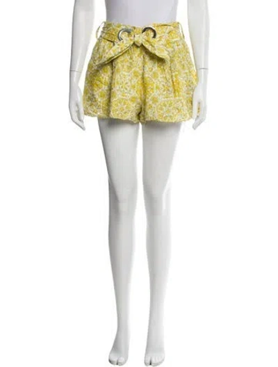 Pre-owned Ramy Brook Printed Mini Shorts In Neutral