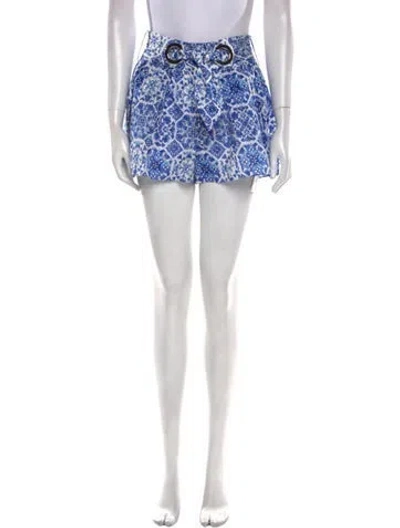 Pre-owned Ramy Brook Printed Mini Shorts W/ Tags In Multi