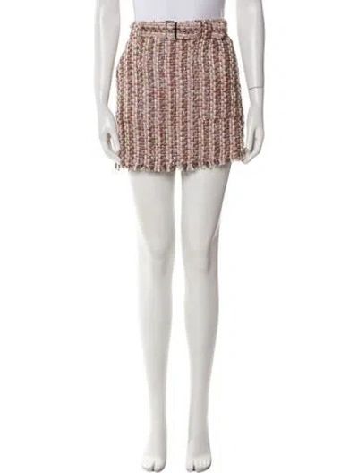 Pre-owned Ramy Brook Printed Mini Skirt In Pink