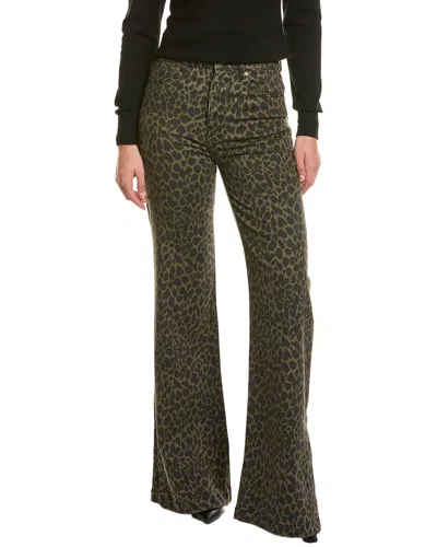 Ramy Brook Printed Tyra Straight Jean In Animal Print