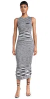 RAMY BROOK PRISCILLA DRESS BLACK MULTI KNIT