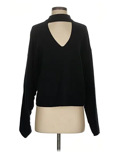 Pre-owned Ramy Brook Pullover Sweater In Black