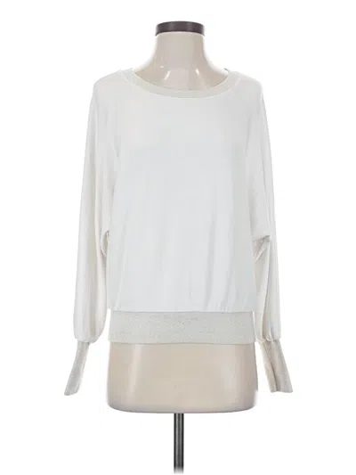 Pre-owned Ramy Brook Pullover Sweater In White