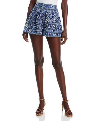 Ramy Brook Quinn Shorts In Blue