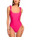Ramy Brook Rachel One-piece Swimsuit In Perfect Pink