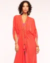 Ramy Brook Raelynn Coverup Maxi Dress In Orangeade