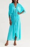 Ramy Brook Raelynn Lace Trim Cover-up