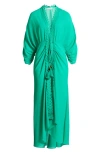 Ramy Brook Raelynn Coverup Maxi Dress In Palm Green