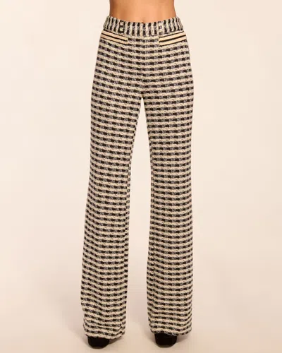 Ramy Brook Raven Tweed Wide Leg Pant In Multi