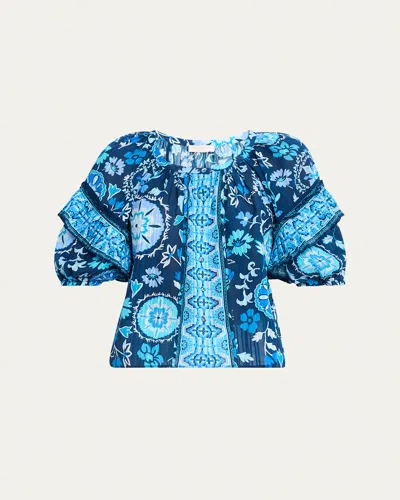 RAMY BROOK REBECA SCOOP-NECK BLOUSE